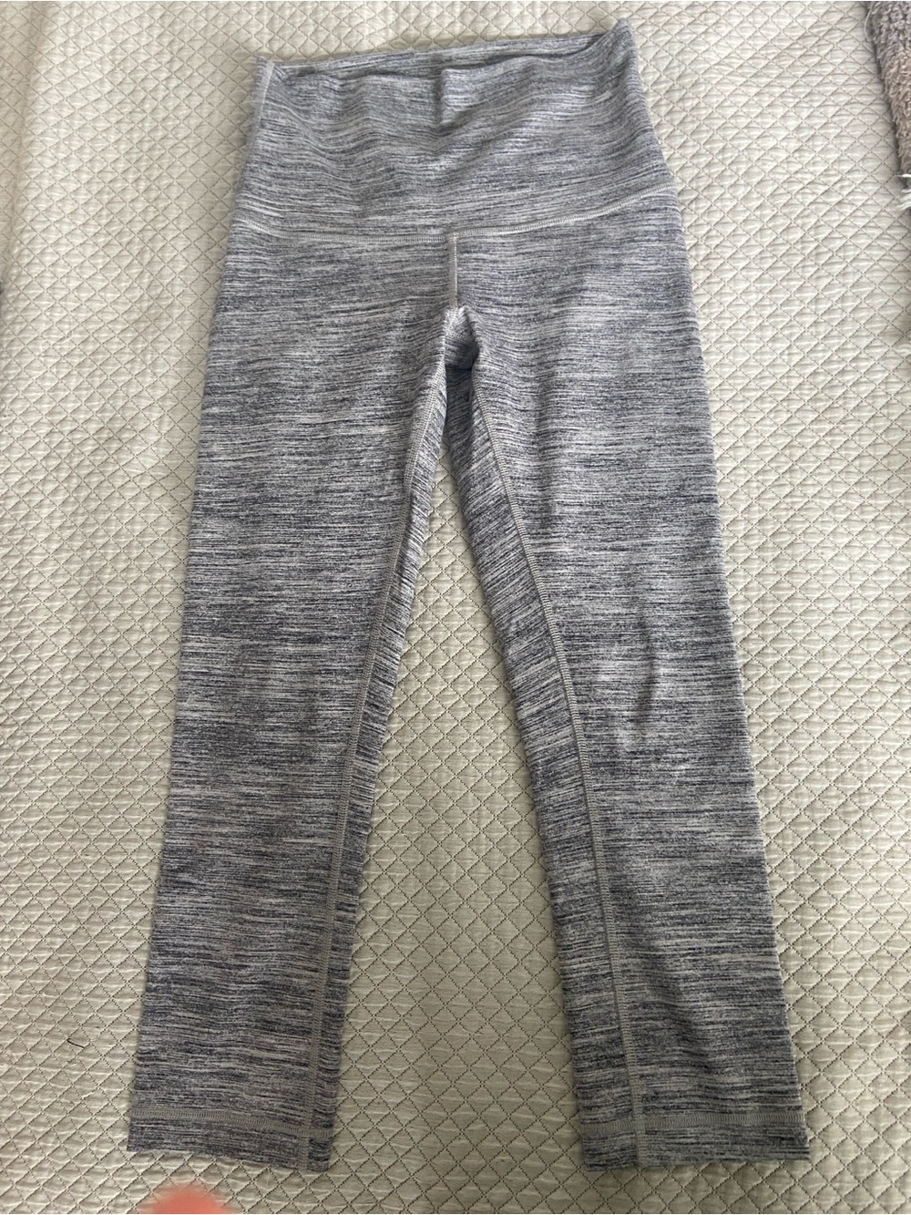 Grey Lululemon High-Waist Leggings